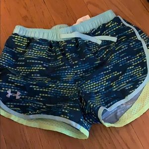 multi color under armor shorts